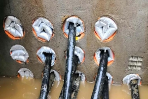 充气式电缆管道封堵密封系统